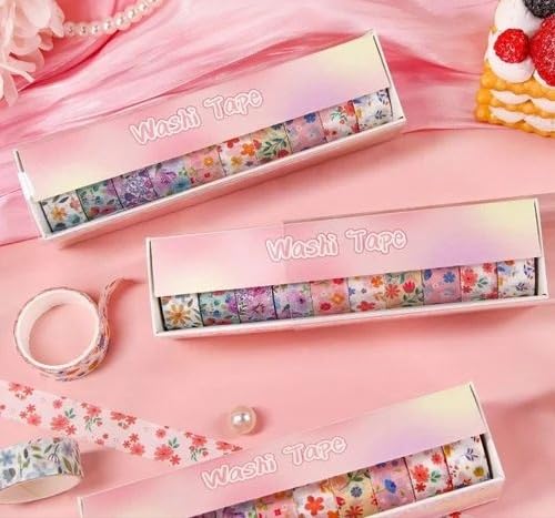 Washi tape set for scrapbooking and art projects