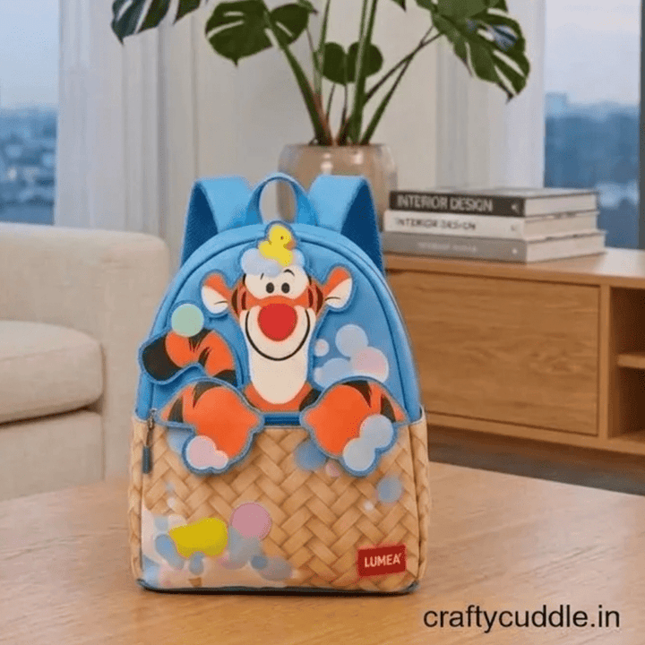 Cartoon Character School Backpack for KidsKids BagsCrafty CuddleCartoon Character School Backpack for KidsBlue TigerKidsBackpack CartoonSchoolBag NurseryBag PreschoolBackpack ToddlerSchoolBag SchoolBagForKids LightweightBackpack KidsTravelBag KindergartenBag BackpackWithSling