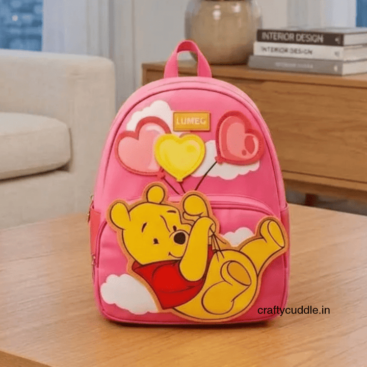 Cartoon Character School Backpack for KidsKids BagsCrafty CuddleCartoon Character School Backpack for KidsPink WinnieKidsBackpack CartoonSchoolBag NurseryBag PreschoolBackpack ToddlerSchoolBag SchoolBagForKids LightweightBackpack KidsTravelBag KindergartenBag BackpackWithSling
