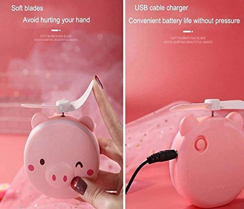 "💄✨ Cartoon Cosmetic Mirror Fan with Light 🌟 - Cute &amp; Practical!"CRAFTY CUDDLE"💄✨ Cartoon Cosmetic Mirror Fan with Light 🌟 - Cute &amp; Practical!"Mini Fan