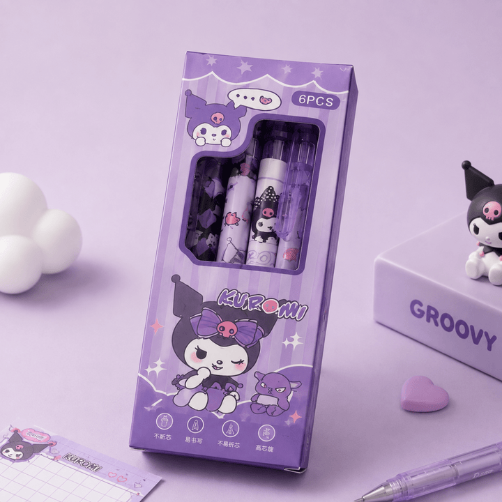 Cartoon Mechanical Pencils with Built-in EraserPencilCrafty CuddleCartoon Mechanical Pencils with Built-in EraserPurpleMechanicalPencils MechanicalPencilSet StationeryLover CuteStationery KawaiiStationery SchoolSupplies StudyEssentials OfficeStationery WritingSupplies CraftyCuddle