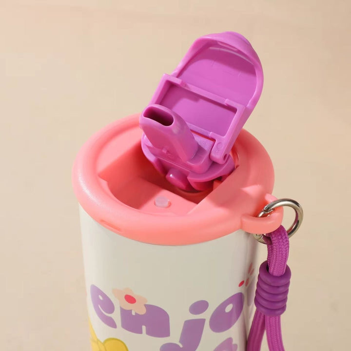 Cartoon Print Leakproof FlaskCartoon Kids Water BottleCrafty CuddleChildren&