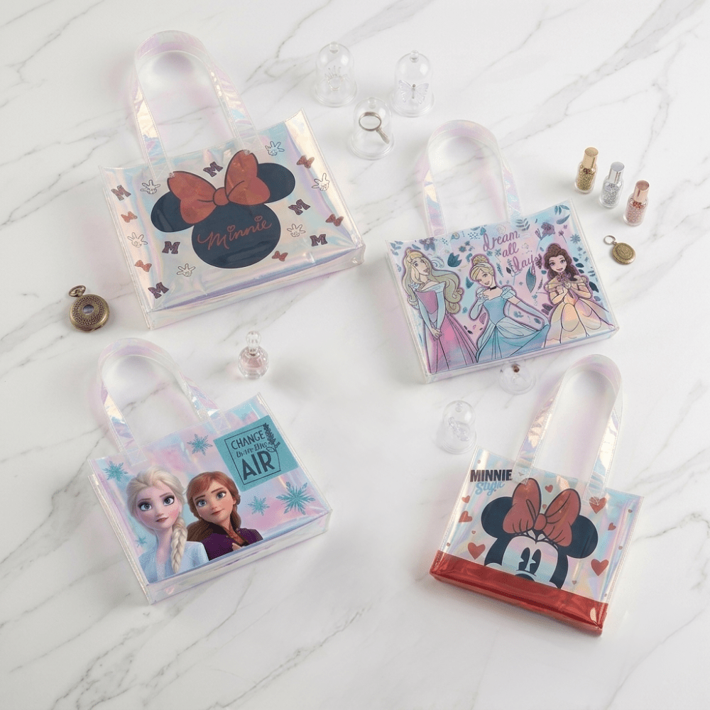 Cartoon Transparent Handbag for GirlsCrafty CuddleCartoon Transparent Handbag for GirlsMinnie Hearts