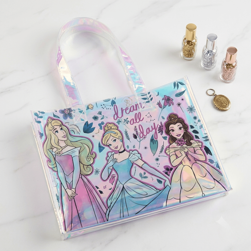 Cartoon Transparent Handbag for GirlsCrafty CuddleCartoon Transparent Handbag for GirlsPrincess