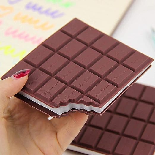 Chocolate Bar Mini Notebook DiaryDiaryCrafty CuddleChocolate bar - shaped notebook held by a hand with red nail polish.StationeryAddictstationerylove cutestationery kawaiistationery notebookaddict mininotebook giftideas returngifts kidsstationery aestheticstationery schoolessentials