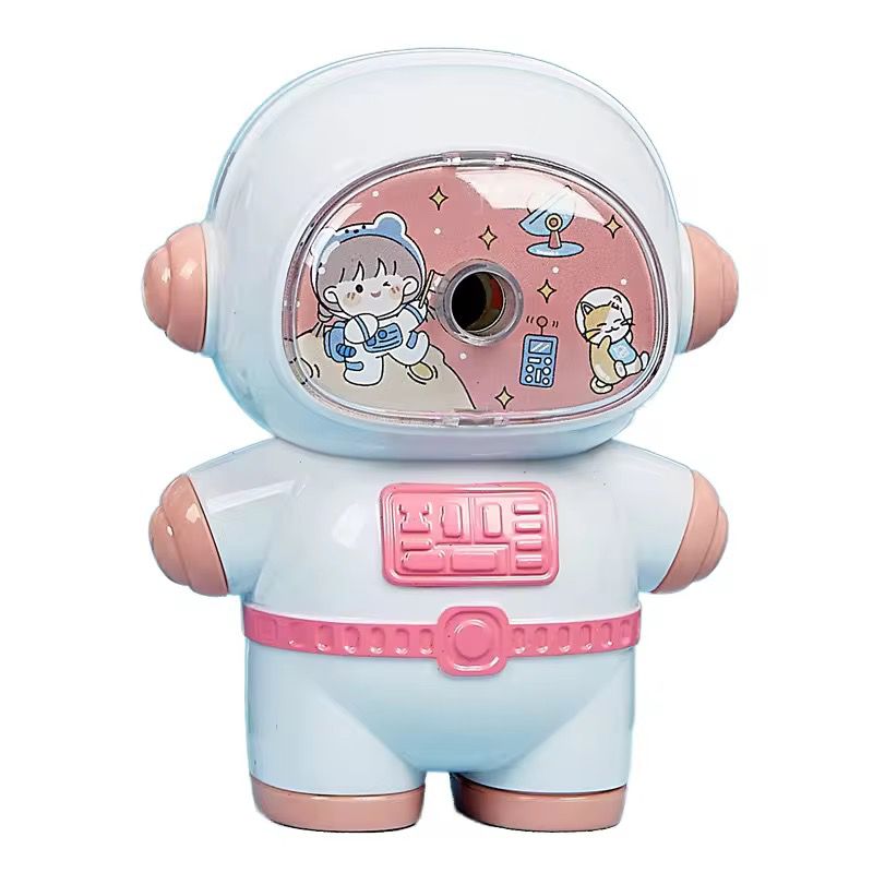 Cute Astronaut Manual Pencil SharpenerStationery > Erasers &amp; SharpenersCRAFTY CUDDLECute Astronaut Manual Pencil SharpenerPinkAstronautStationery SpaceTheme CuteStationery KidsStationery PencilSharpener CartoonStationery BackToSchool SchoolSupplies StudyEssentials ReturnGiftIdeas