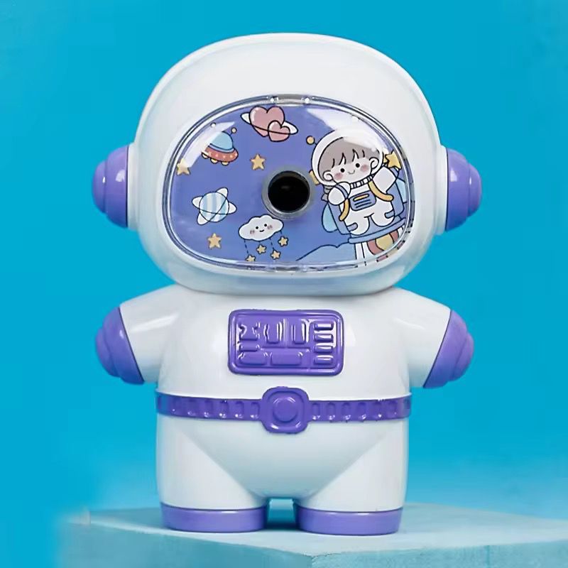 Cute Astronaut Manual Pencil SharpenerStationery > Erasers &amp; SharpenersCRAFTY CUDDLECute Astronaut Manual Pencil SharpenerPurpleAstronautStationery SpaceTheme CuteStationery KidsStationery PencilSharpener CartoonStationery BackToSchool SchoolSupplies StudyEssentials ReturnGiftIdeas