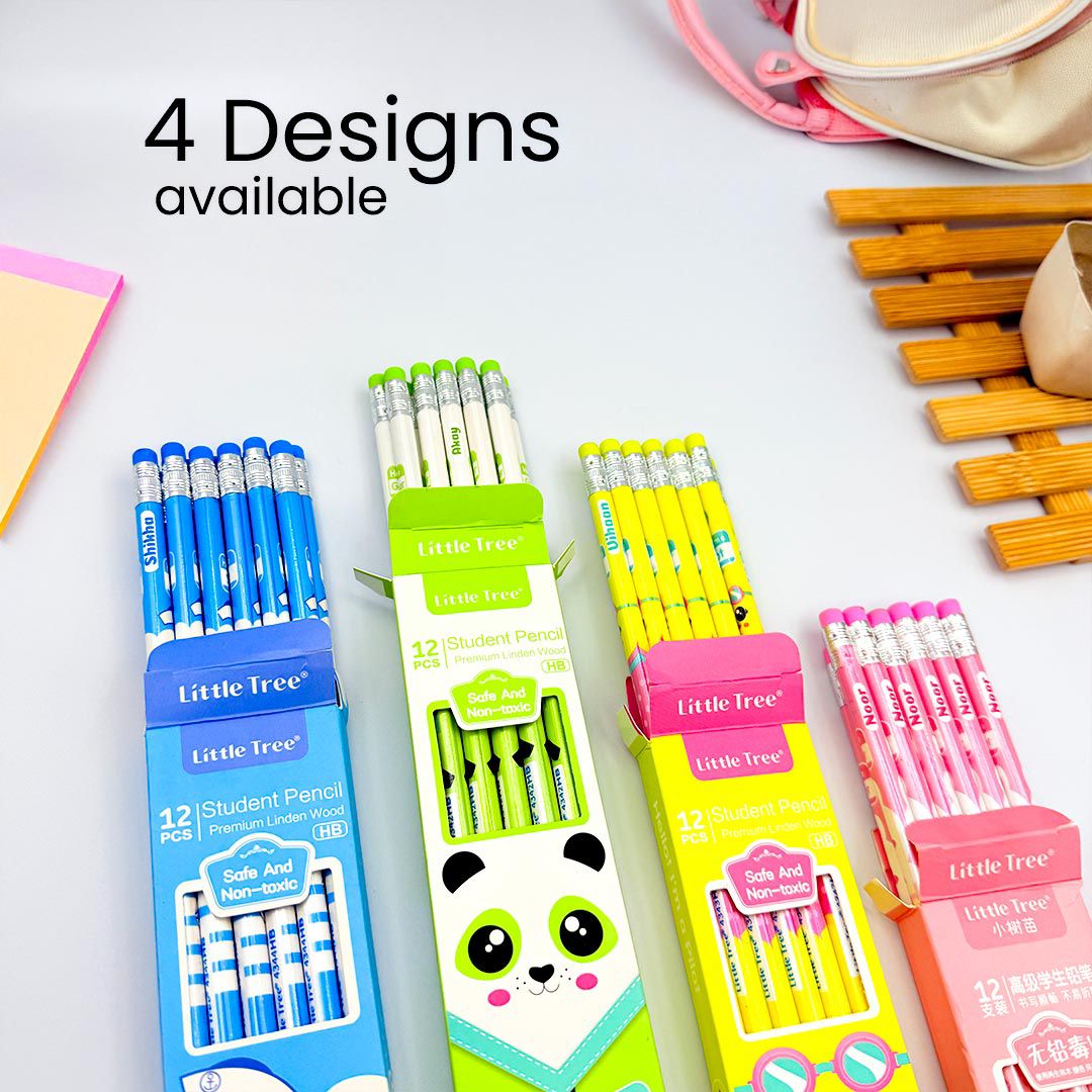 Cute Cartoon HB Pencils with EraserWriting PencilsCRAFTY CUDDLEPacks of Little Tree pencils in blue, green, yellow, and pink on a white background.1 Pack( Sailor Penguin)TrendingNow BestSellers MustHave AddToCart ViralProducts HotSelling ShopOnline InstaShopping ParentApproved KidsFavorites GiftIdeas BackToSchool StationeryLove CuteFinds ValueForMoney