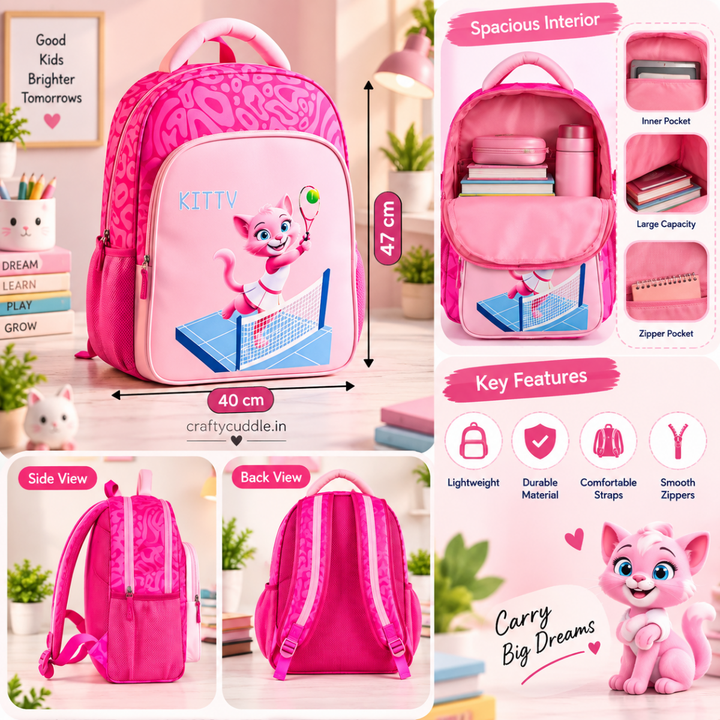 Cute Cartoon School BackpackKids BagsCrafty CuddleCute Cartoon School BackpackPinkKidsBackpack KidsSchoolBag SchoolBackpack KidsBags SchoolEssentials CuteBackpack KidsAccessories BackToSchool SchoolSupplies KidsGift