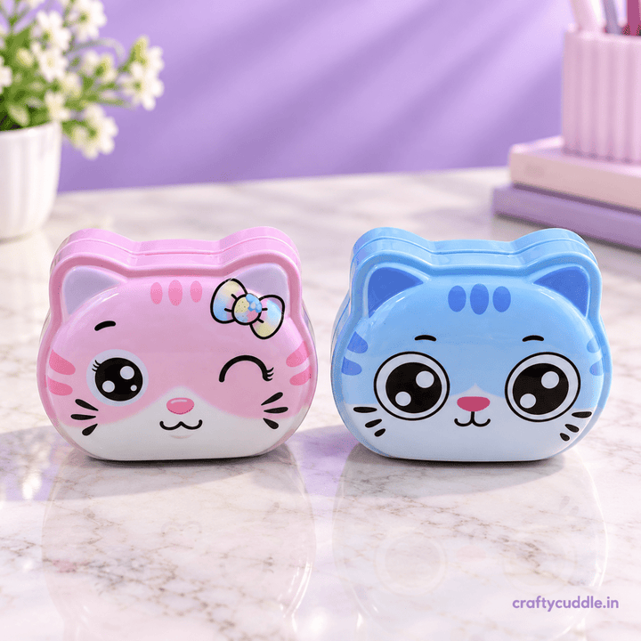 Cute Cat Sharpener (1Pc)Stationery > Erasers &amp; SharpenersCrafty CuddleCute Cat Sharpener (1Pc)Cat Sharpener (6832-A)