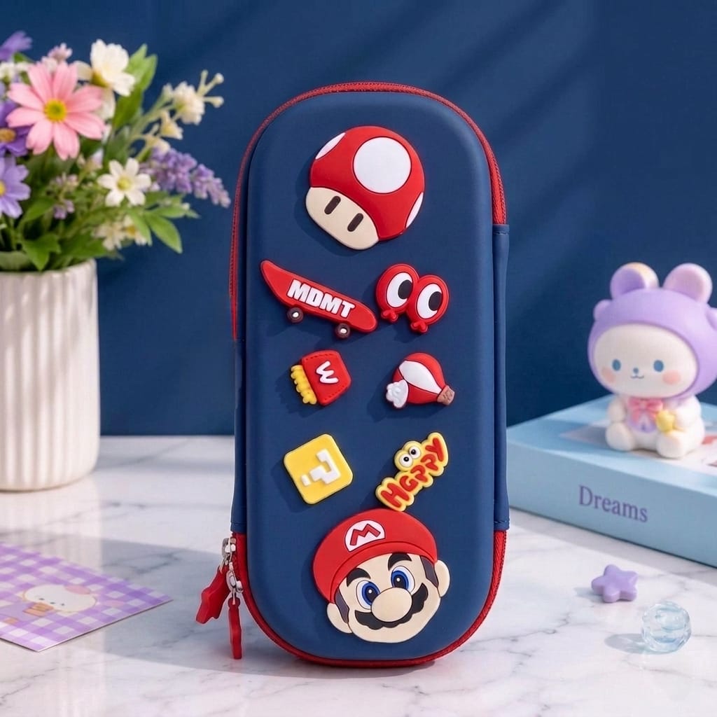 Cute Character EVA Pencil BoxPencil PouchCrafty CuddleCute Character EVA Pencil BoxPurplehard shell pencil casezipper pencil pouch