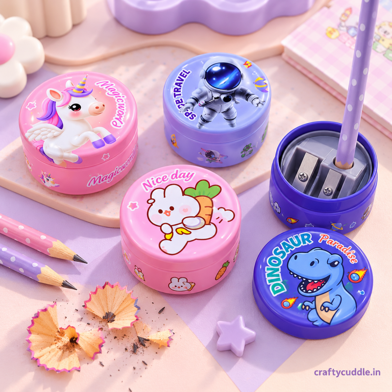 Cute Character Pencil Sharpener (1Pc)