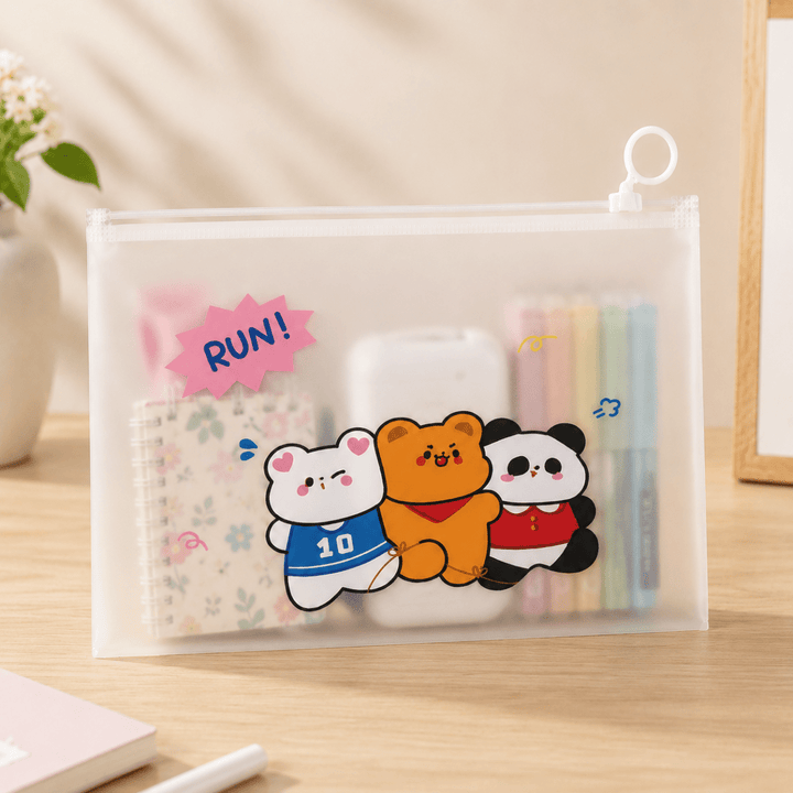 Cute Mini Cartoon Zipper PouchPencil PouchCrafty CuddleCute Mini Cartoon Zipper Pouch1MiniPouch CuteStationery CartoonPouch KidsPouch CoinPouch StationeryLovers CuteAccessories KidsStationery SmallOrganizer KawaiiStationery