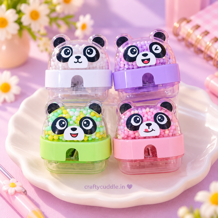 Cute Panda Bead Pencil Sharpener (1Pc)Stationery > Erasers &amp; SharpenersCrafty CuddleCute Panda Bead Pencil Sharpener (1Pc)Panda Sharpener (5894)