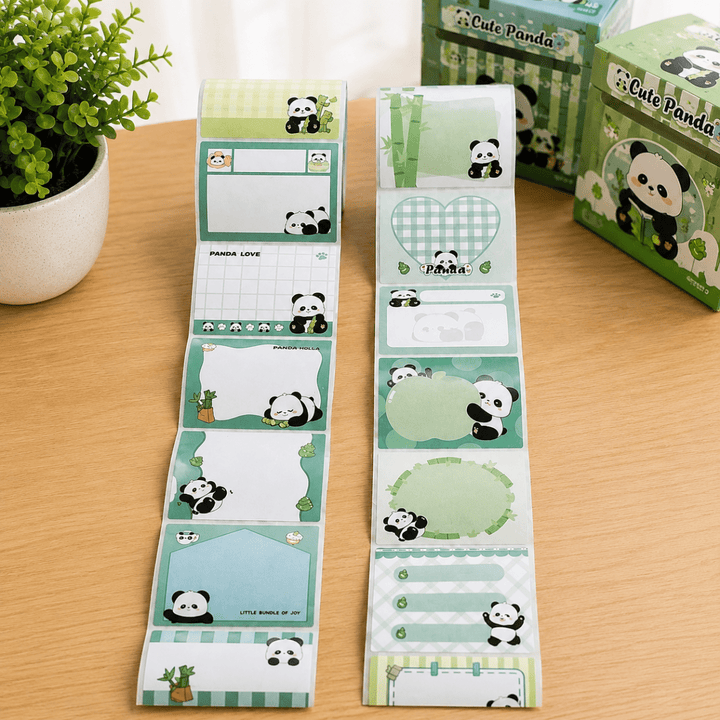Cute Panda Sticky Notes CollectionSticky NotesCrafty CuddleCute Panda Sticky Notes CollectionCute Panda Sticky NotesDecorative Sticky Notes