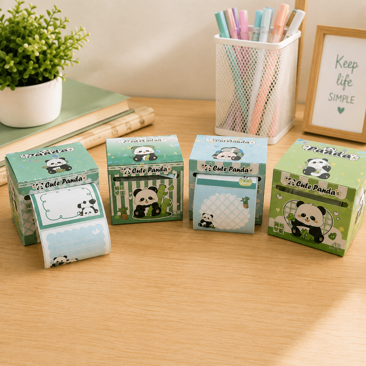 Cute Panda Sticky Notes CollectionSticky NotesCrafty CuddleCute Panda Sticky Notes CollectionCute Panda Sticky NotesDecorative Sticky Notes