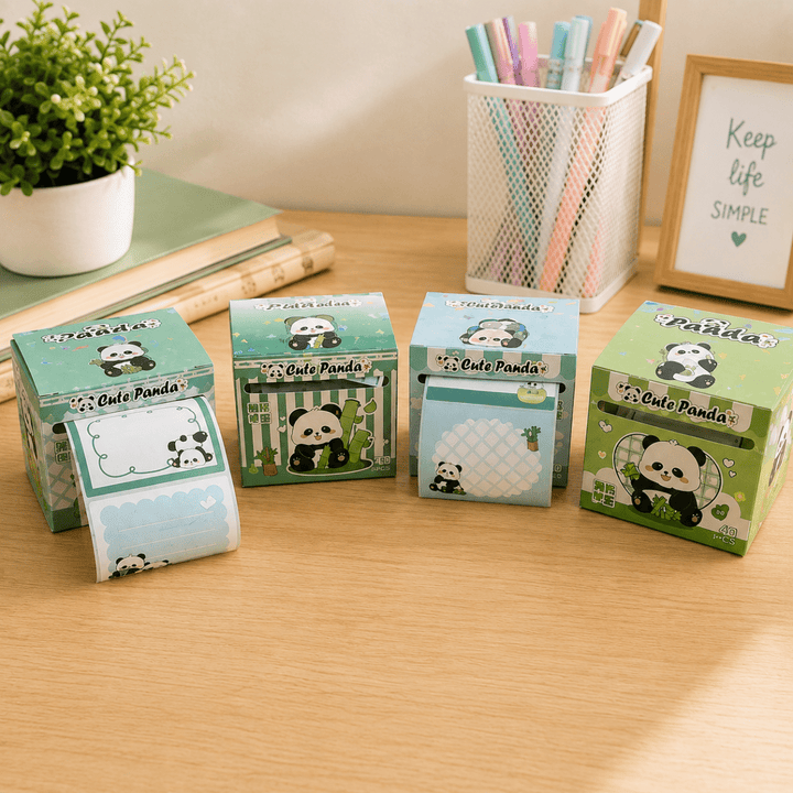 Cute Panda Sticky Notes CollectionSticky NotesCrafty CuddleCute Panda Sticky Notes CollectionCute Panda Sticky NotesDecorative Sticky Notes