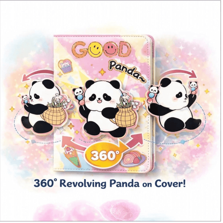 Cute Panda Theme Diary for Kids &amp; TeensDiaryCrafty CuddleNotebook with a panda design on the cover, featuring the text &