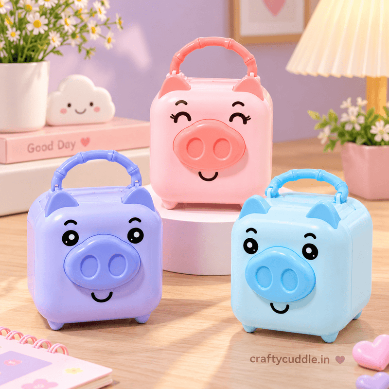 Cute Pig Coin Bank for Kids