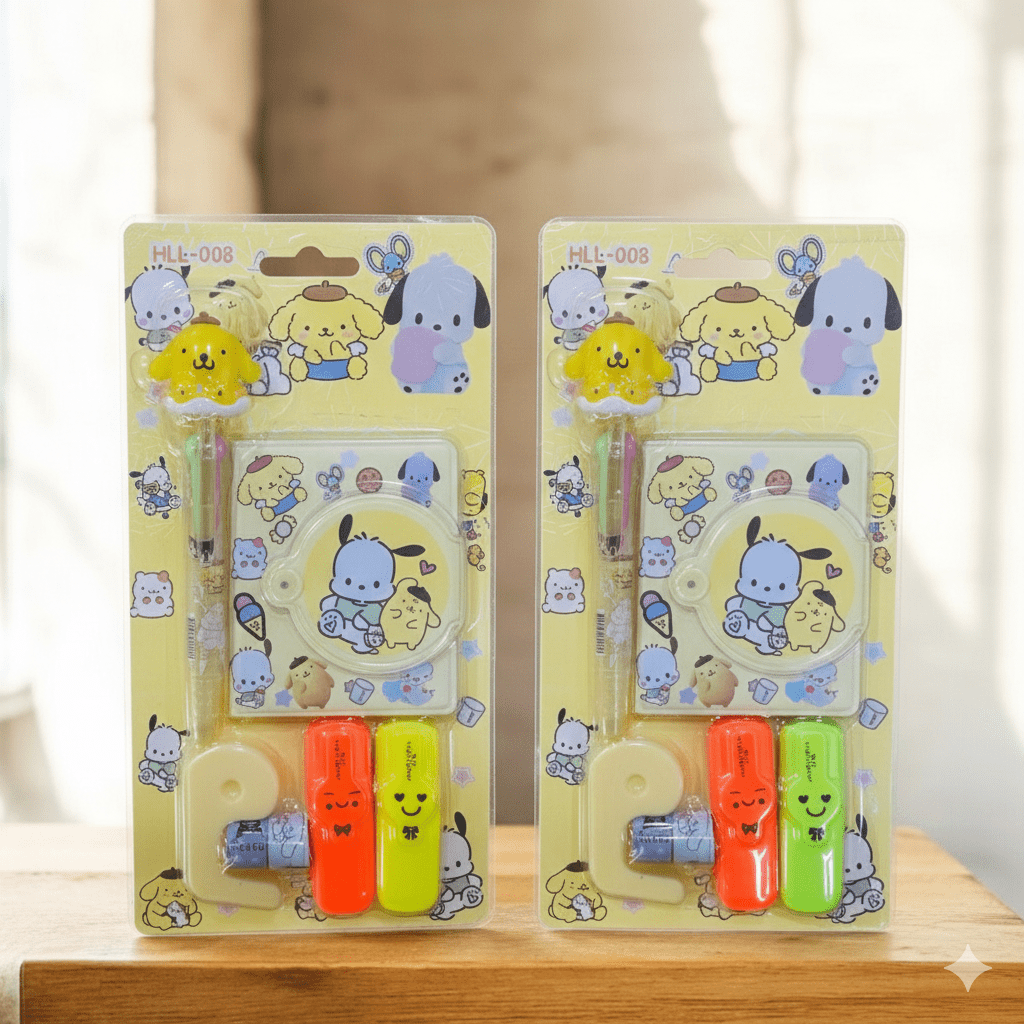 Cute Puppy Kids Stationery Gift SetStationery SetsCRAFTY CUDDLETwo packages of stationery sets with cartoon characters on a wooden surface.2kidsstationery cutestationery schoolsupplies backtoschool stationerylove cartoonstationery kawaiistationery kidsgifts returngifts studentessentials stationeryshop creativekids schoolessentials giftideasforkids trendingproducts shopnow