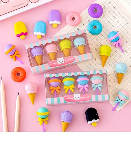 🍨 Dessert Erasers Delight!