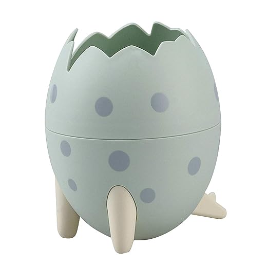 🦕 Dino Egg Pen Stand & Cosmetic OrganizerCRAFTY CUDDLE🦕 Dino Egg Pen Stand & Cosmetic OrganizerSky Blue