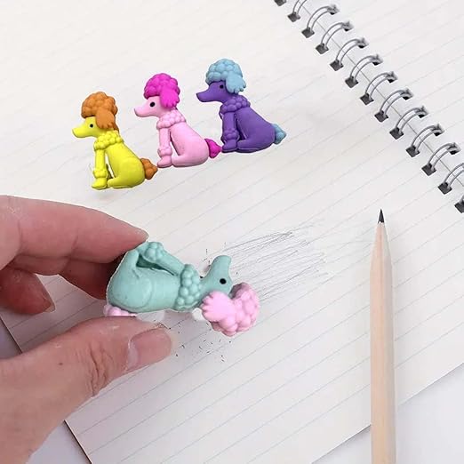 Dog ErasersErasersCRAFTY CUDDLEDog Erasers1animalerasersbacktoschoolsupplies