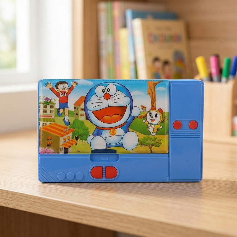 Doraemon Theme Multi-Compartment Pencil Box