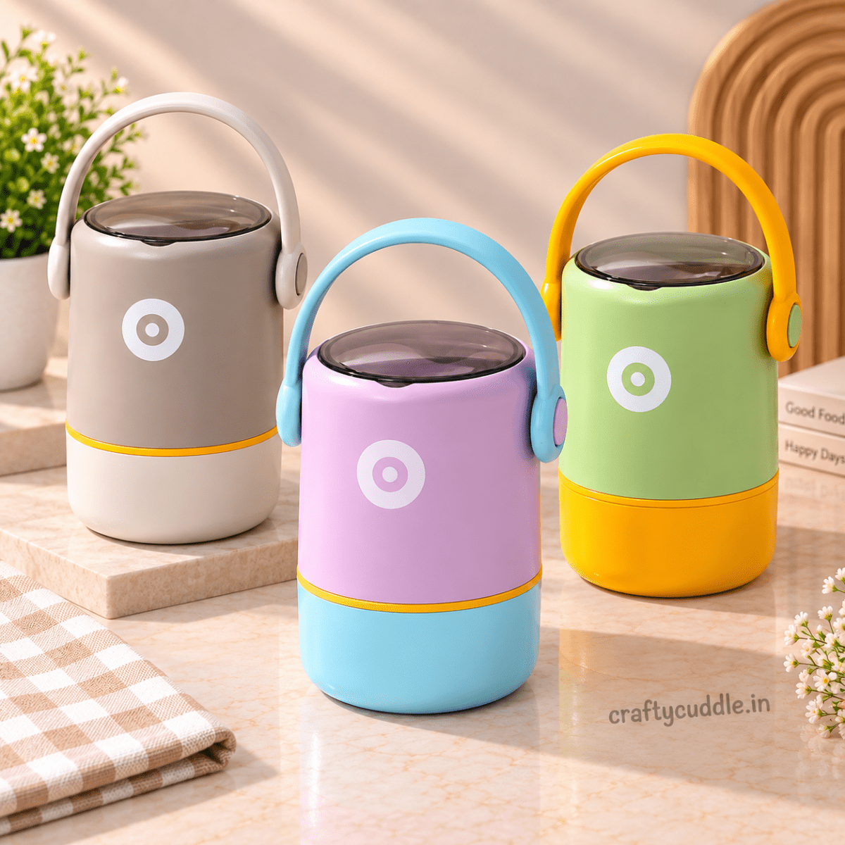 Double-Layer Insulated Lunch BoxStainless Steel Lunch BoxCrafty CuddleDouble-Layer Insulated Lunch BoxGreenLunchBox KidsLunchBox StainlessSteelLunchBox InsulatedLunchBox FoodContainer SchoolLunchBox LunchBoxForKids LeakProofLunchBox PortableLunchBox KidsEssentials