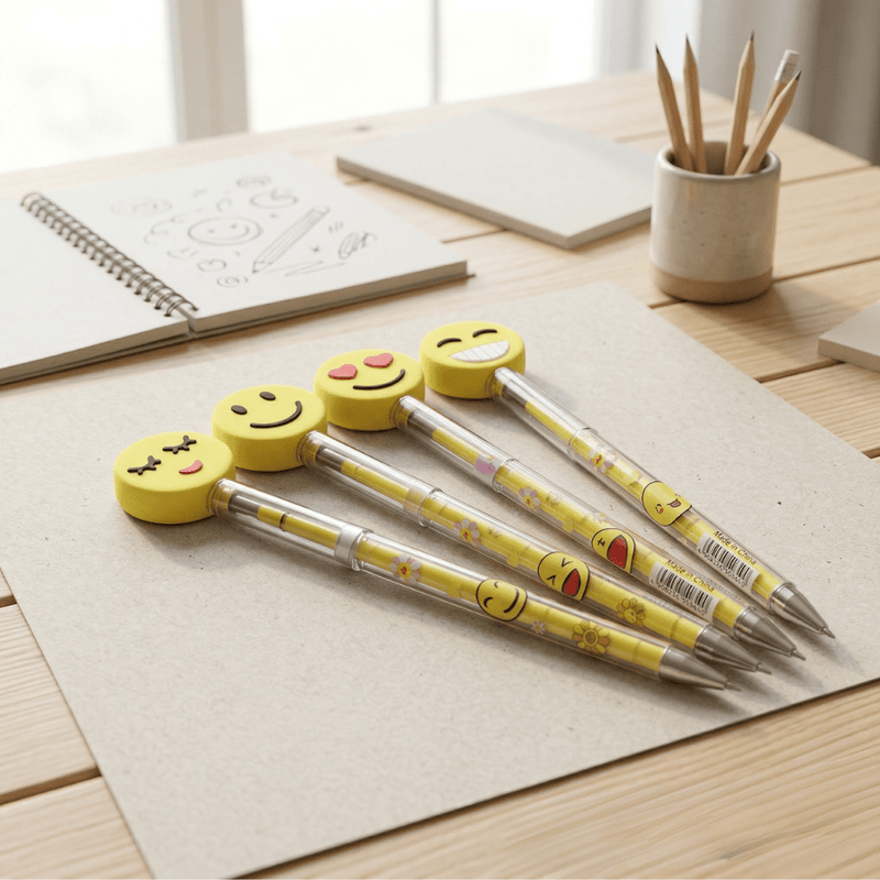 Emoji Fun Refillable Pencils