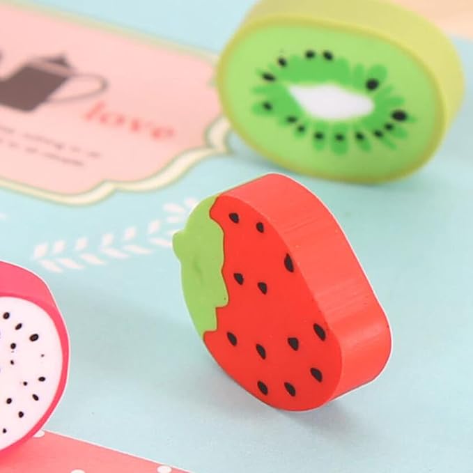 Fruity Fun Erasers – Cute &amp; Colorful Pack of 4! 🍓🍊🍇✨ - CRAFTY CUDDLEFruity Fun Erasers – Cute &amp; Colorful Pack of 4! 🍓🍊🍇✨product_type  for kids