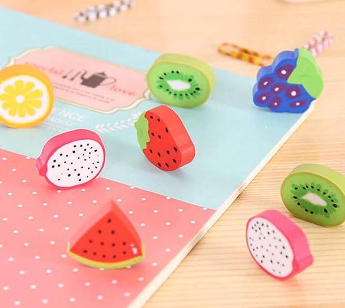 Fruity Fun Erasers – Cute &amp; Colorful Pack of 4! 🍓🍊🍇✨ - CRAFTY CUDDLEFruity Fun Erasers – Cute &amp; Colorful Pack of 4! 🍓🍊🍇✨product_type  for kids