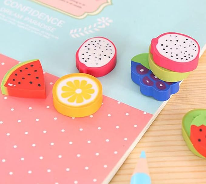 Fruity Fun Erasers – Cute &amp; Colorful Pack of 4! 🍓🍊🍇✨ - CRAFTY CUDDLEFruity Fun Erasers – Cute &amp; Colorful Pack of 4! 🍓🍊🍇✨product_type  for kids