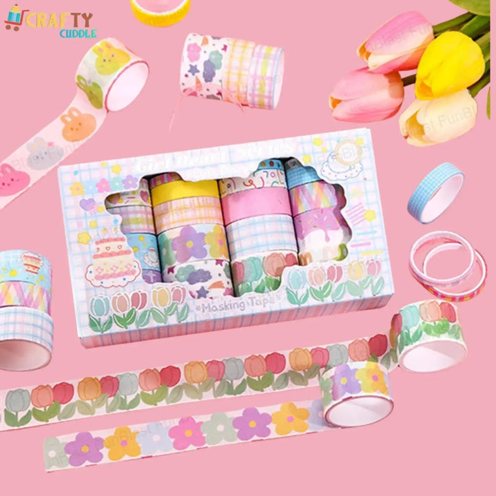 "Girl Heart Series – Dreamy Delight Washi Tape Set (20 Rolls)" 💖🌈✨ - CRAFTY CUDDLE"Girl Heart Series – Dreamy Delight Washi Tape Set (20 Rolls)" 💖🌈✨product_type  for kids