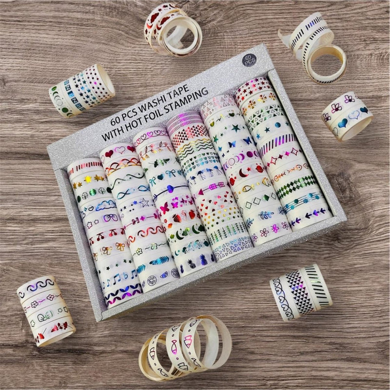 Hot Foil Vibes – Multicolor Washi