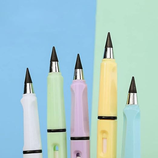 "✏️✨ Infinity Inkless Pencils with Eraser - Endless Writing Fun!"