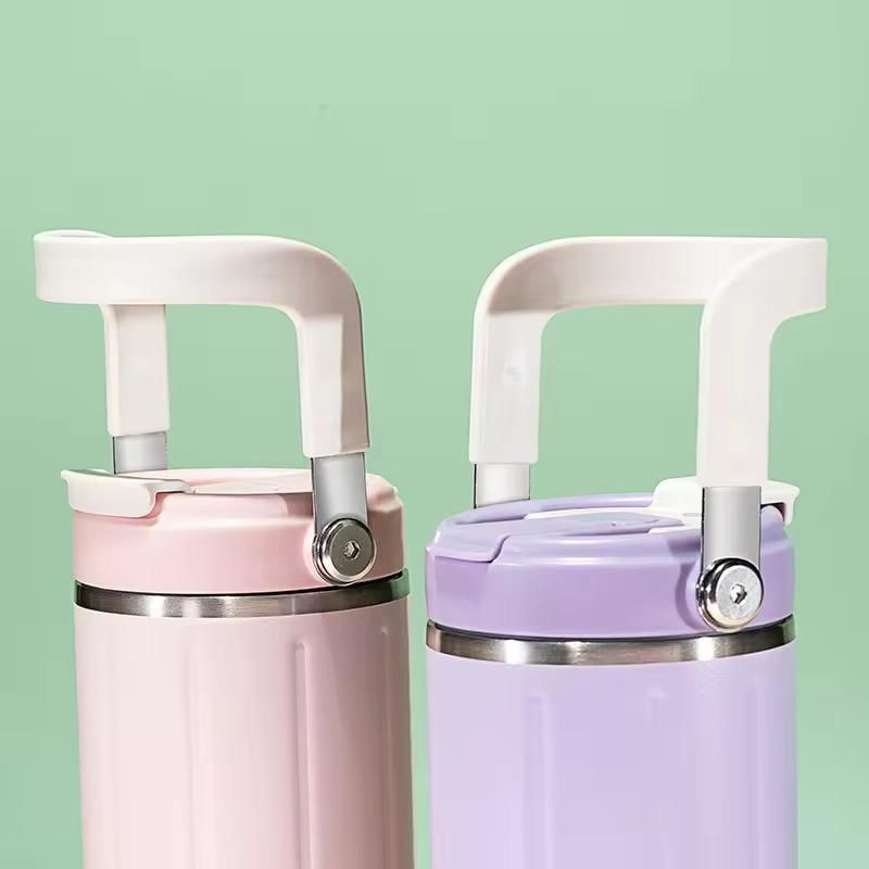 Insulated Water Bottle with HandleInsulated Water BottleCRAFTY CUDDLEInsulated Water Bottle with HandlePinkbottlewithhandledailyhydration