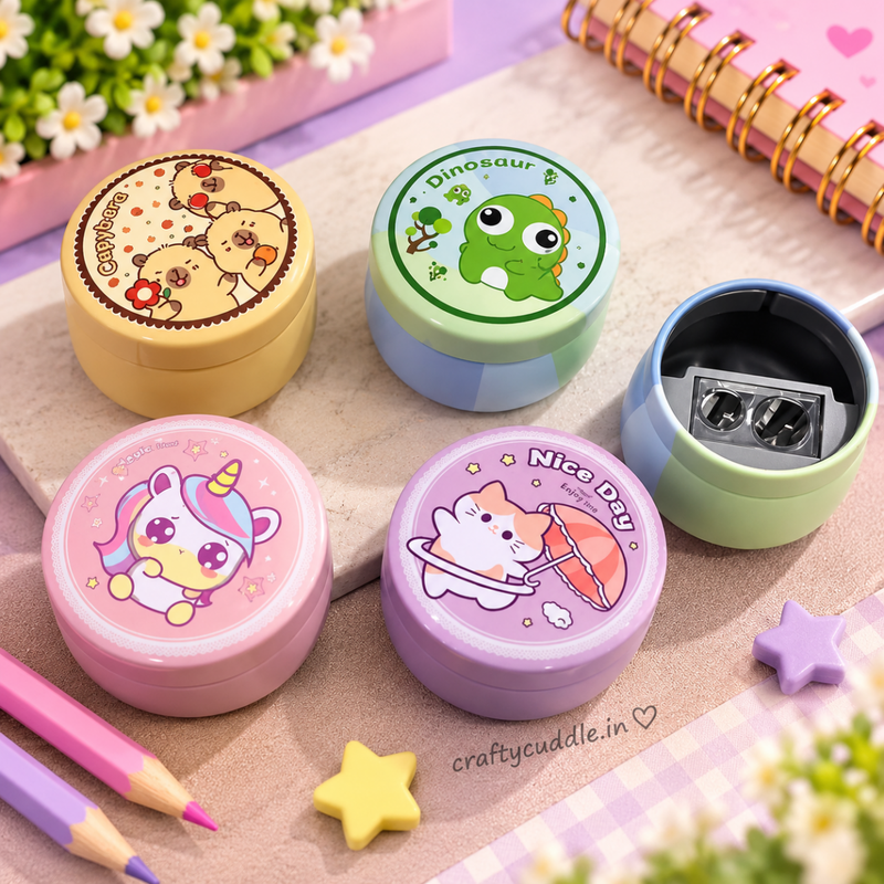 Kawaii Animal Dual Hole Sharpener