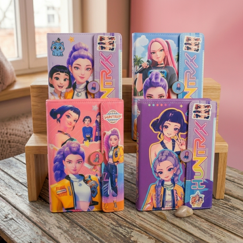 Kawaii Anime Girl Diary with Magnetic Closure