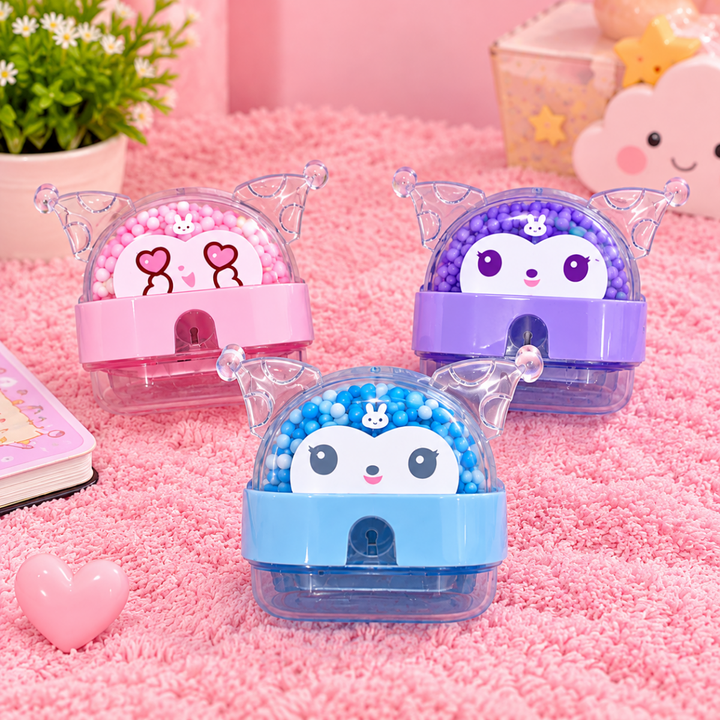 Kawaii Bunny Bead Pencil Sharpener (1Pc)Stationery > Erasers &amp; SharpenersCrafty CuddleKawaii Bunny Bead Pencil Sharpener (1Pc)