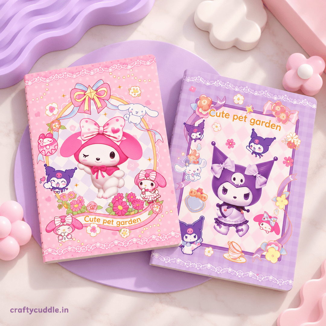 Kawaii Pet Garden NotebookDiaryCrafty CuddleKawaii Pet Garden Notebook