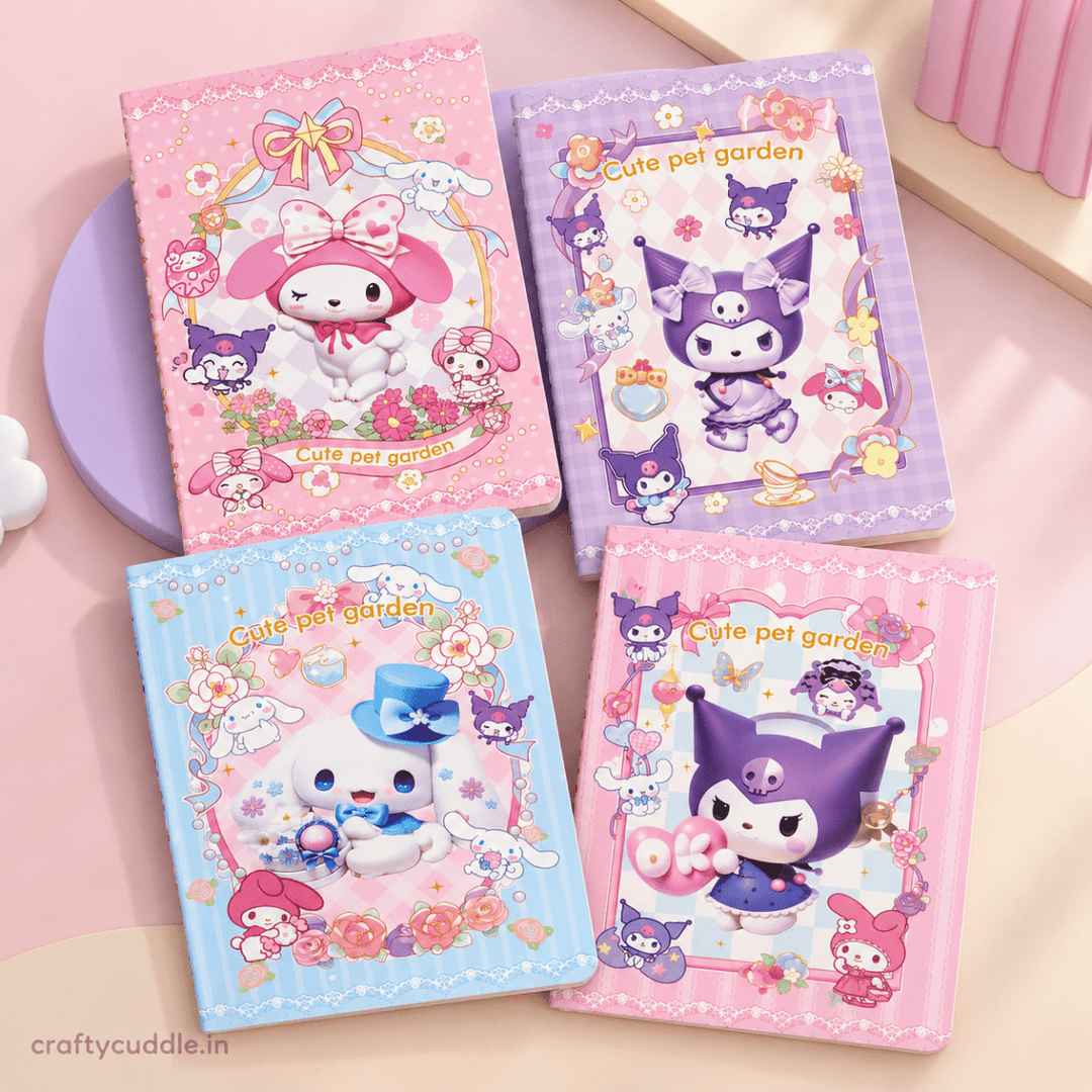 Kawaii Pet Garden NotebookDiaryCrafty CuddleKawaii Pet Garden Notebook