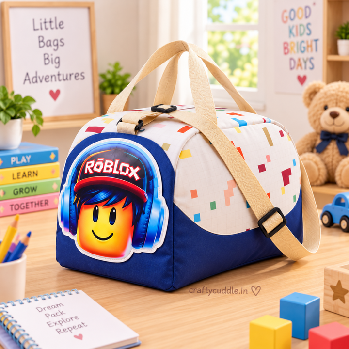 Kids Cartoon Character Duffel BagKids BagsCrafty CuddleKids Cartoon Character Duffel BagBlue – RobloxKidsDuffelBag KidsTravelBag KidsBag CharacterBag ThemedBag KidsTravelEssentials KidsGifts TravelBagForKids CuteKidsProducts KidsAccessories