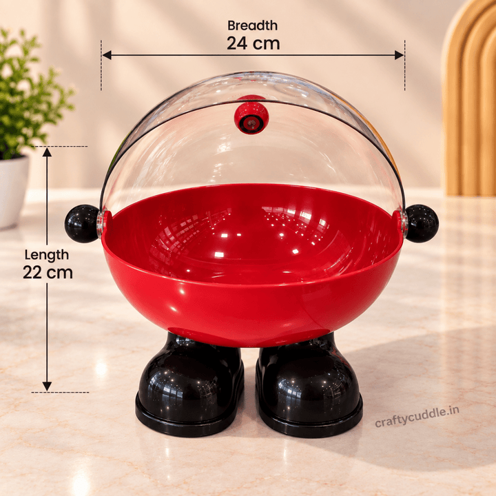 Kids Snack Bowl &amp; Food Storage ContainerDesk Organizers &amp; StorageCrafty CuddleKids Snack Bowl &amp; Food Storage ContainerRed &amp; BlackKidsBowl KidsSnackBowl CartoonBowl KidsFoodContainer SnackContainer KidsTableware FoodStorageBowl ServingBowl CuteKidsEssentials KidsGift