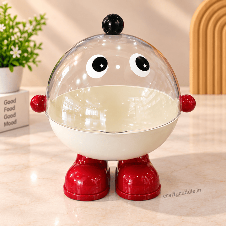 Kids Snack Bowl &amp; Food Storage ContainerDesk Organizers &amp; StorageCrafty CuddleKids Snack Bowl &amp; Food Storage ContainerWhite &amp; RedKidsBowl KidsSnackBowl CartoonBowl KidsFoodContainer SnackContainer KidsTableware FoodStorageBowl ServingBowl CuteKidsEssentials KidsGift