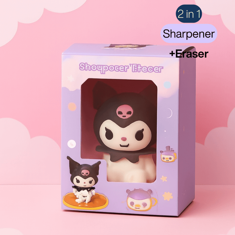 Kuromi 2-in-1 Sharpener and Eraser
