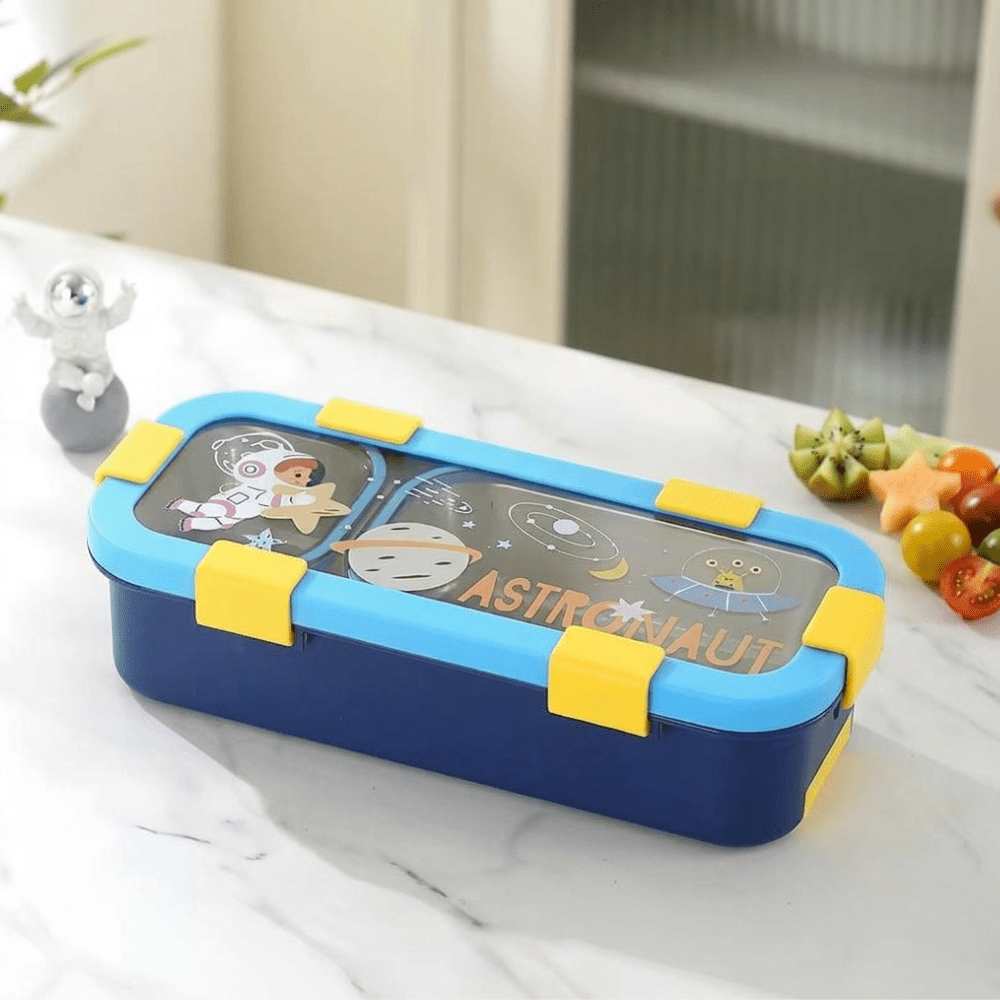 Leakproof Bento Box with Spoon ForkStainless Steel Lunch BoxCrafty CuddleChildren&
