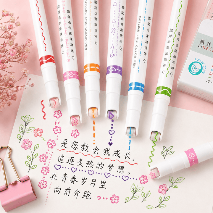 Linear Roller Color PensCrafty CuddleLinear Roller Color PensLinear Pen