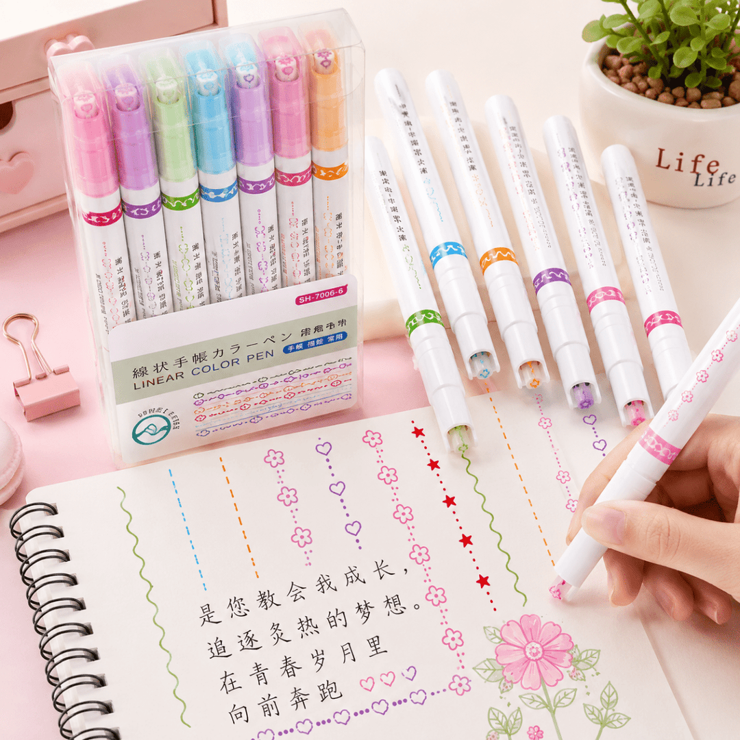 Linear Roller Color PensCrafty CuddleLinear Roller Color PensLinear Pen