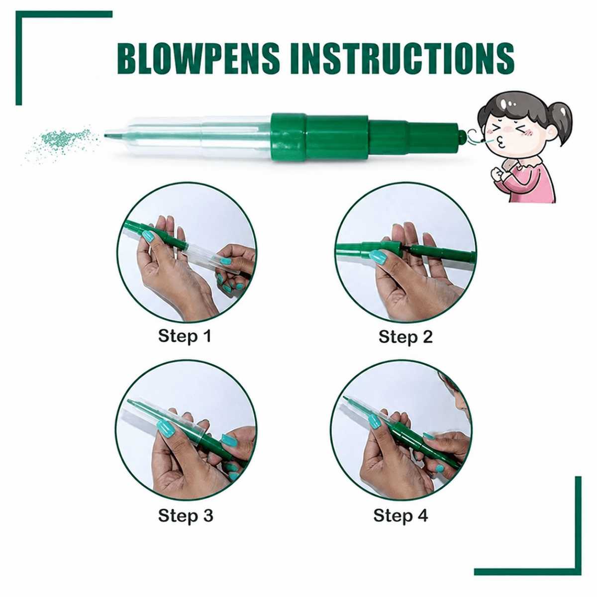 Magic Blow Pen Art SetCrafty CuddleMagic Blow Pen Art SetBlow Pen